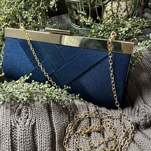Navy Blue Dress purse/clutch